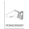 DesignClaud Monnickendam Stadtplan-poster