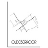 DesignClaud Assen Stadtplan-poster - Copy