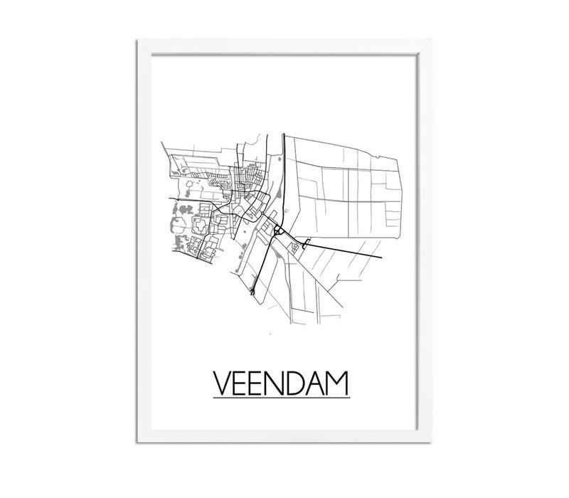 Scherpenheuvel Stadtplan-poster - Copy - Copy