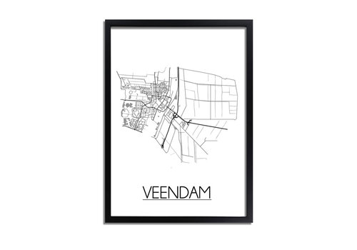 DesignClaud Scherpenheuvel Stadtplan-poster - Copy - Copy