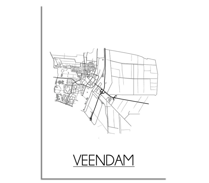 Scherpenheuvel Stadtplan-poster - Copy - Copy