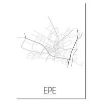 Scherpenheuvel Stadtplan-poster - Copy - Copy - Copy