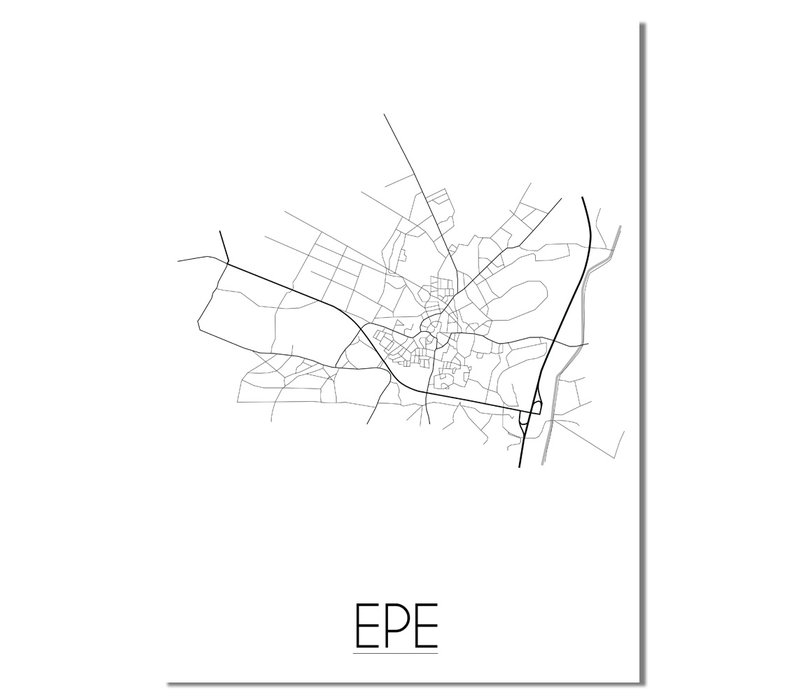 Scherpenheuvel Stadtplan-poster - Copy - Copy - Copy