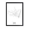 DesignClaud Scherpenheuvel Stadtplan-poster - Copy - Copy - Copy
