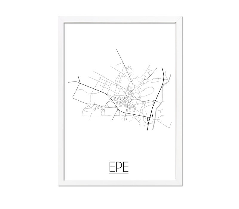 Scherpenheuvel Stadtplan-poster - Copy - Copy - Copy