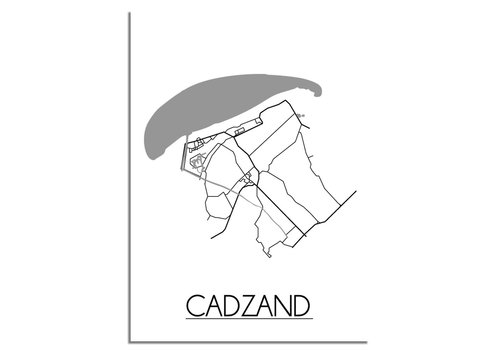 DesignClaud Scherpenheuvel Stadtplan-poster - Copy - Copy - Copy - Copy