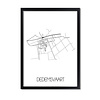 Dedemsvaart Plattegrond poster