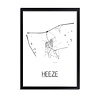 Heeze Plattegrond poster
