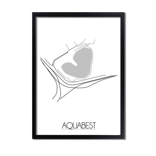 Aquabest Plattegrond poster 