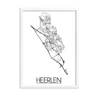 Heerlen Plattegrond poster