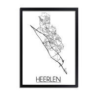 Heerlen Plattegrond poster