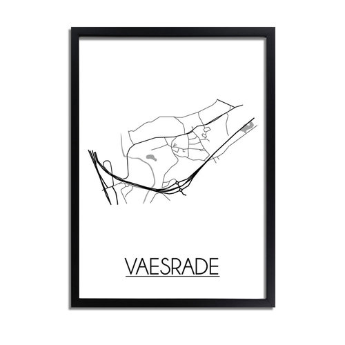 Vaesrade Plattegrond poster 