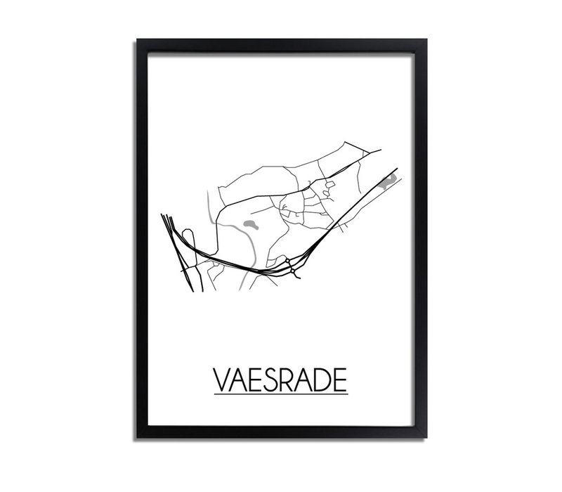 Vaesrade Plattegrond poster