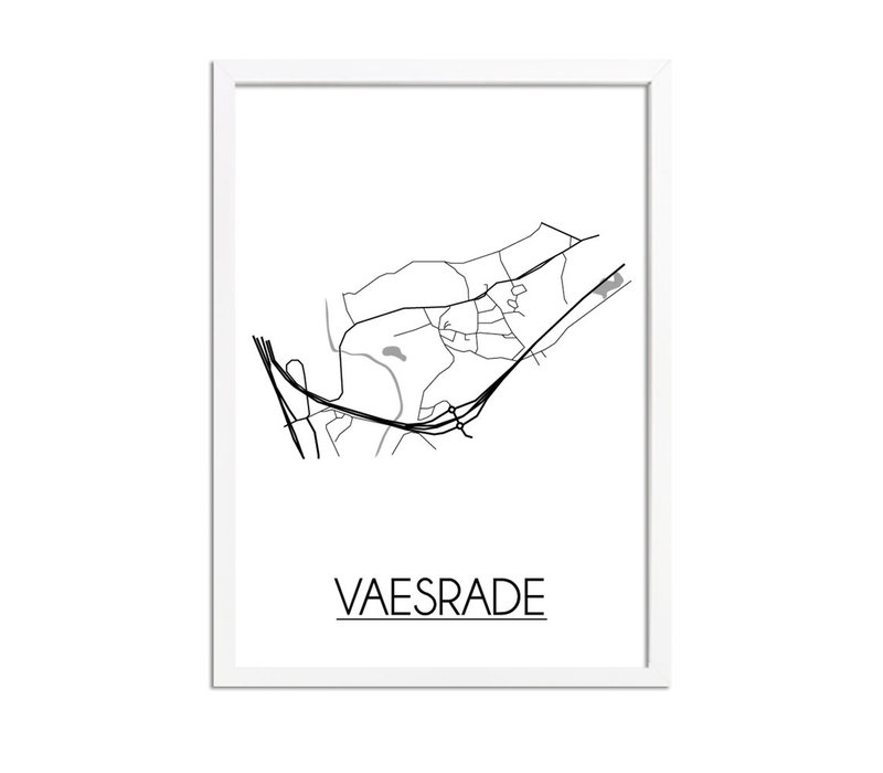 Vaesrade Plattegrond poster