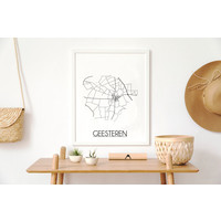 Geesteren Plattegrond poster