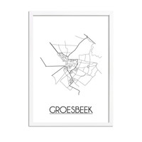 Groesbeek Plattegrond poster