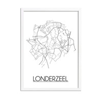 Londerzeel Plattegrond poster