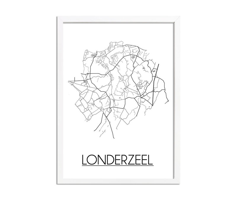 Londerzeel Plattegrond poster