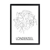 Londerzeel Plattegrond poster