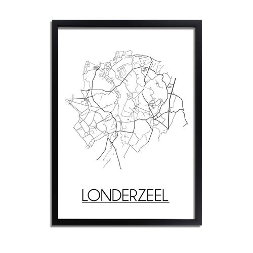 Londerzeel Plattegrond poster 