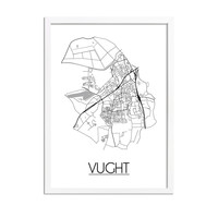 Vught Plattegrond poster