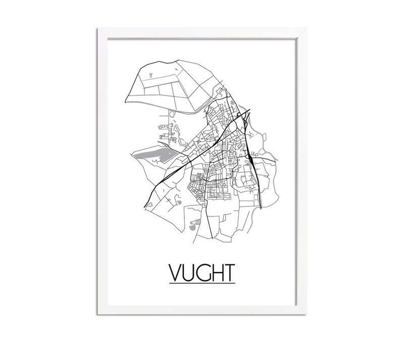 Vught Plattegrond poster