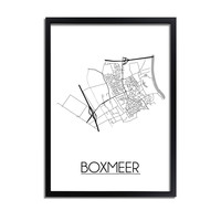 Boxmeer Plattegrond poster