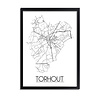 Torhout Plattegrond poster