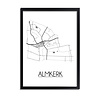 DesignClaud Almkerk Plattegrond poster