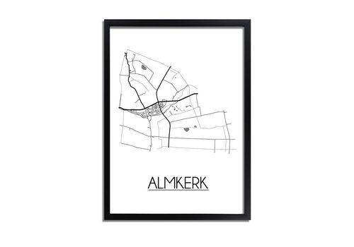 DesignClaud Almkerk Plattegrond poster