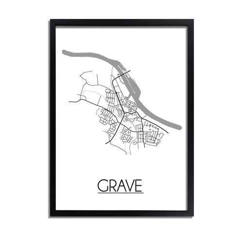 Grave Plattegrond poster 