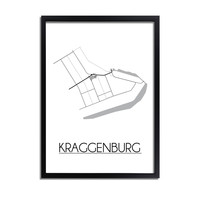 Kraggenburg Plattegrond poster