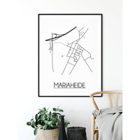 Mariaheide Plattegrond poster