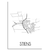 Stiens Plattegrond poster