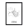 Stiens Plattegrond poster