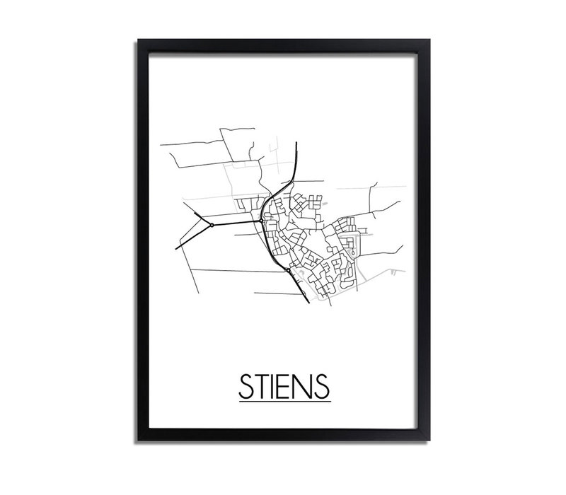 Stiens Plattegrond poster