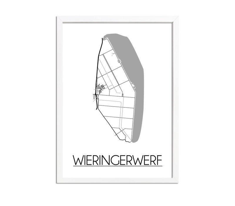 Wieringerwerf Plattegrond poster