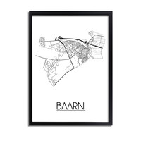 Baarn Plattegrond poster