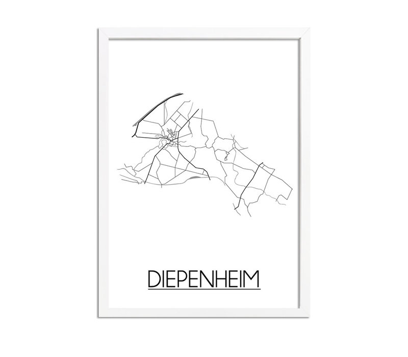 Diepenheim Plattegrond poster