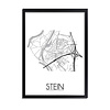 DesignClaud Stein Plattegrond poster