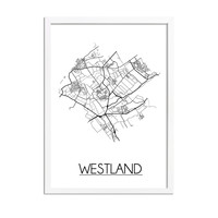 Westland Plattegrond poster