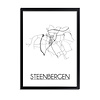 Steenbergen Plattegrond poster