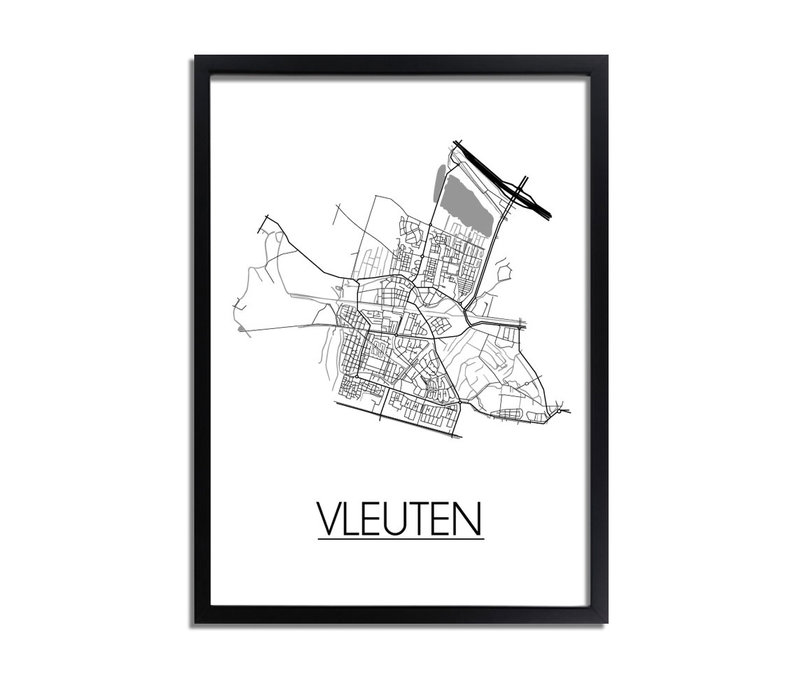 Vleuten Plattegrond poster