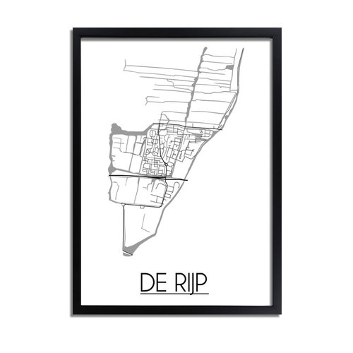 De Rijp Plattegrond poster 