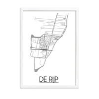 De Rijp Plattegrond poster