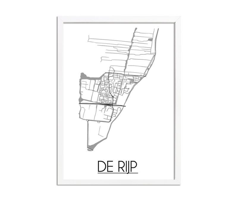 De Rijp Plattegrond poster