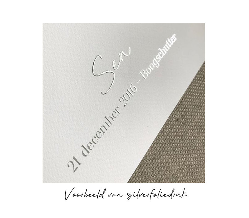 Individuelles Silhouette-Konturposter Gold