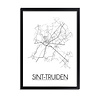 Sint-Truiden Plattegrond poster