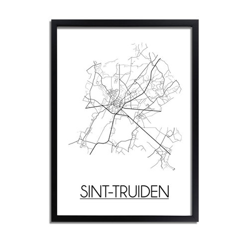 Sint-Truiden Plattegrond poster 