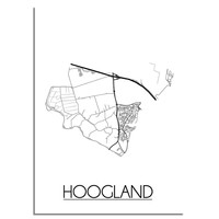 Hoogland Map Poster